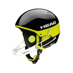 Head Stivot Youth SL + Chinguard -Ski Equipment 328204 stivot youth sl black front